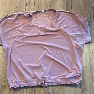lululemon athletica Light Pink Short Sleeve Top
